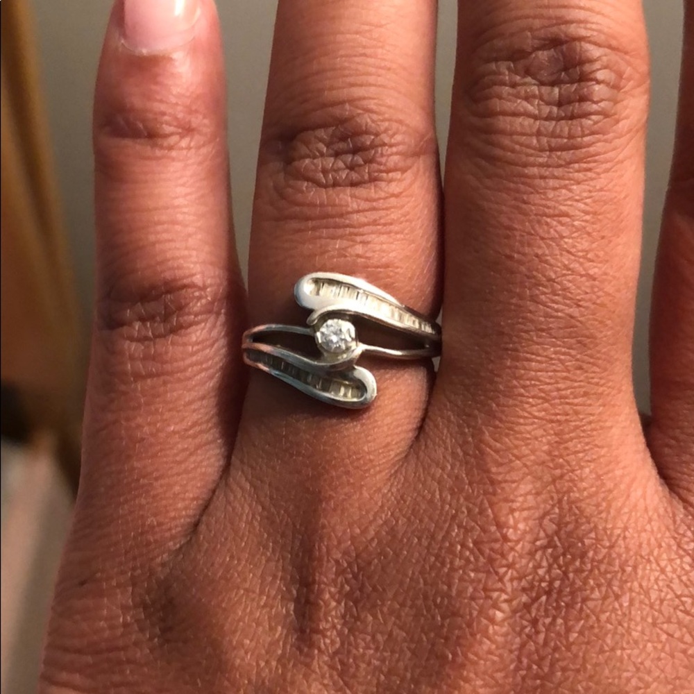 White Gold Diamond Ring